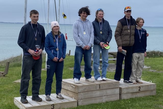 Podium nacra 1 et 2