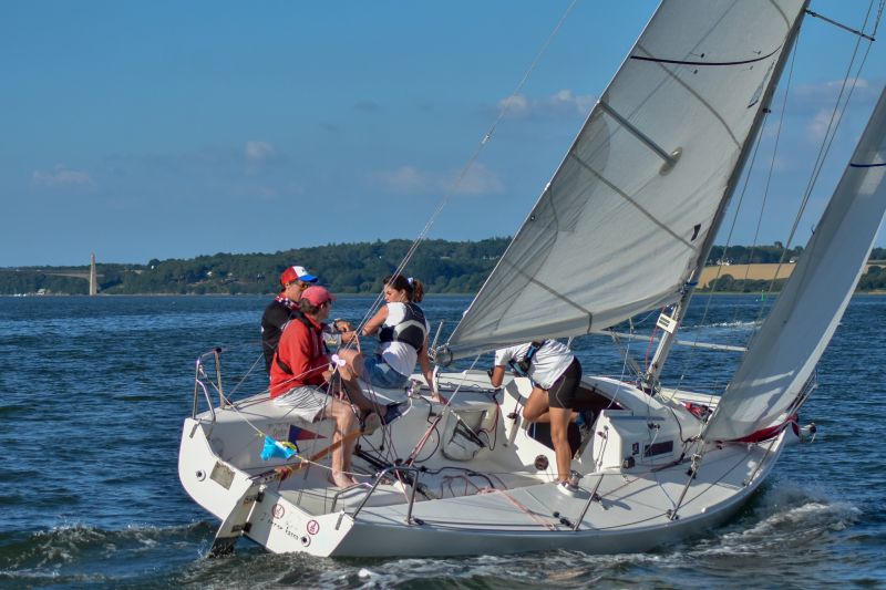 J80 bateau en navigation