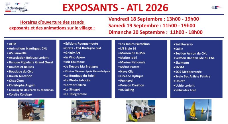 Liste exposant ATL 2026 FB