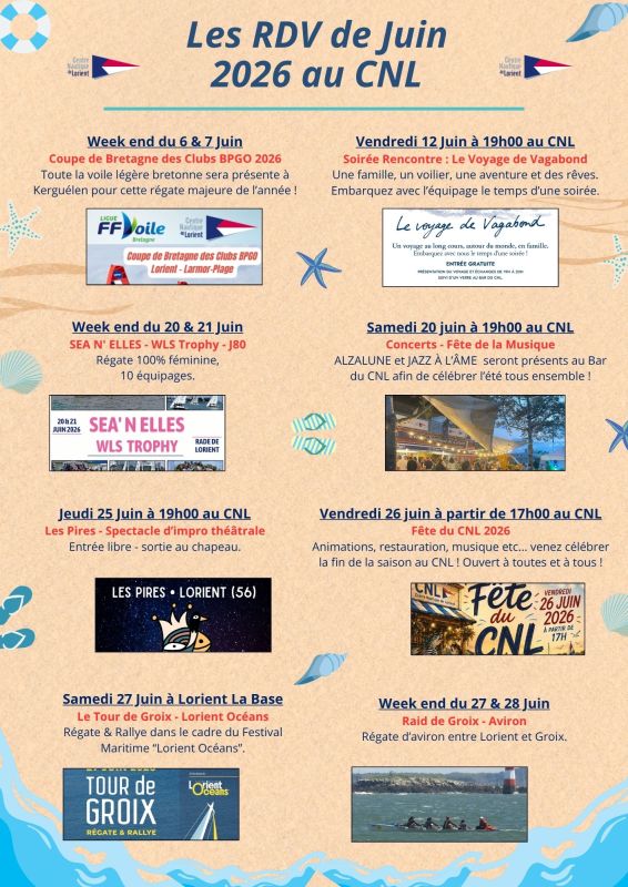 Programme juin 2026