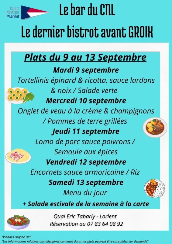 SEPTB menu