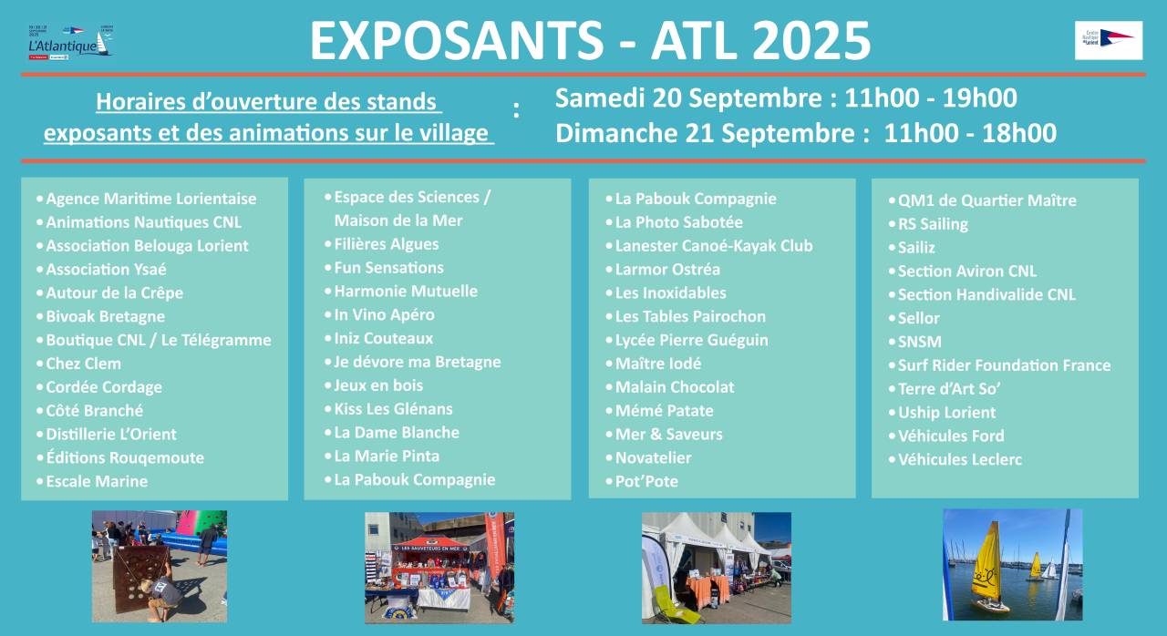 Liste exposant   ATL 2025