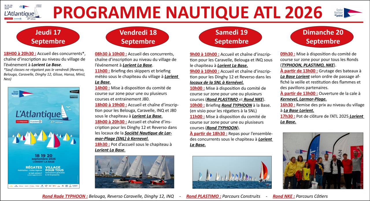 Prog nautique ATL 26   site